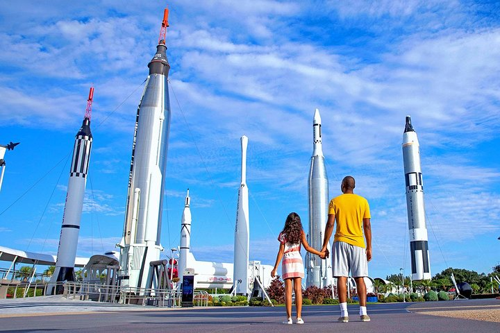 Experience the wonder of space exploration at Kennedy Space Center. Stand in awe of towering rockets while embarking on a journey through significant milestones in space history. Adventure awaits!